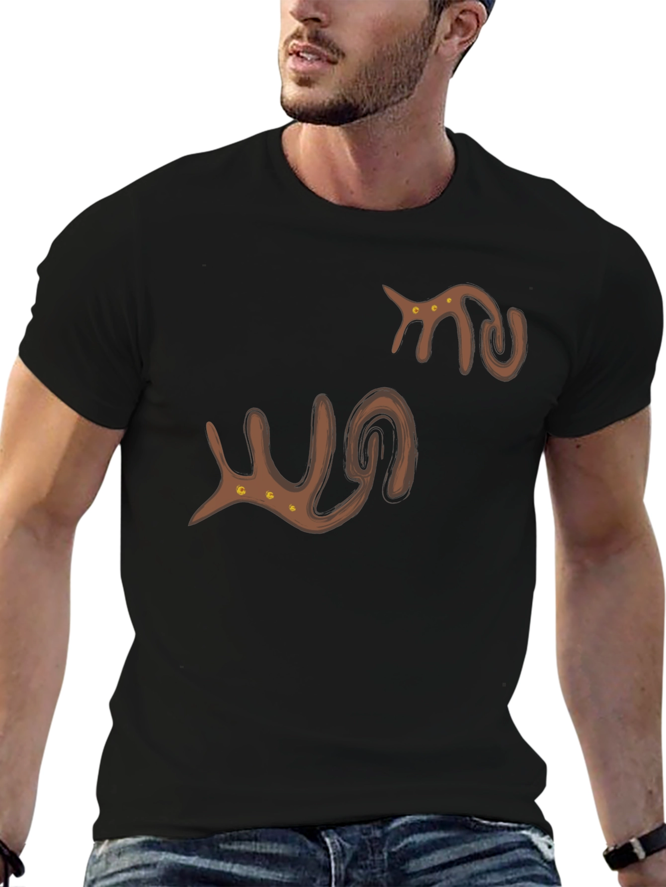 Abstract Graphic Print T-Shirt