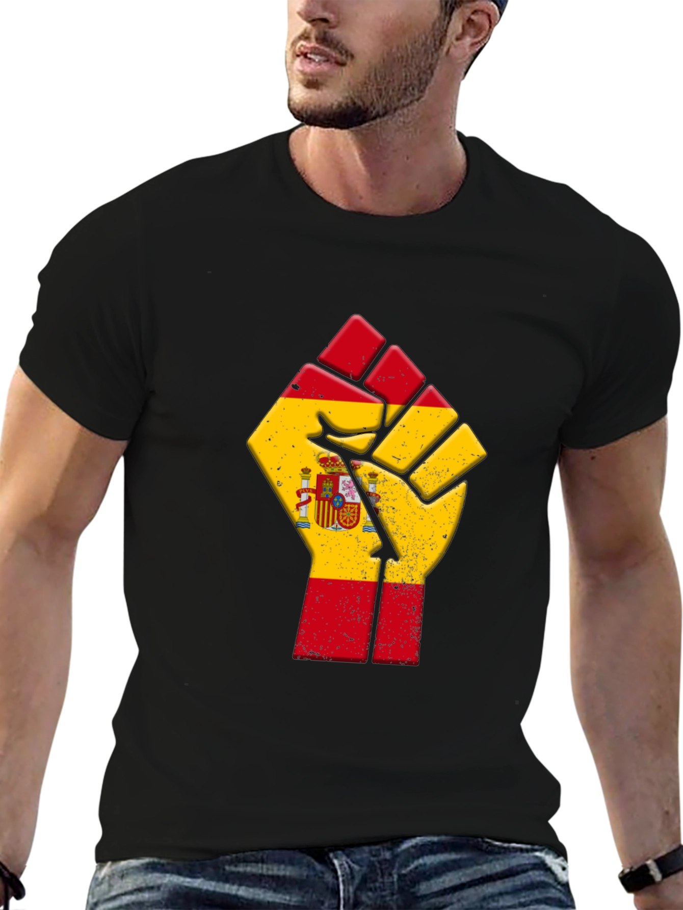 Spain Flag Fist T-Shirt