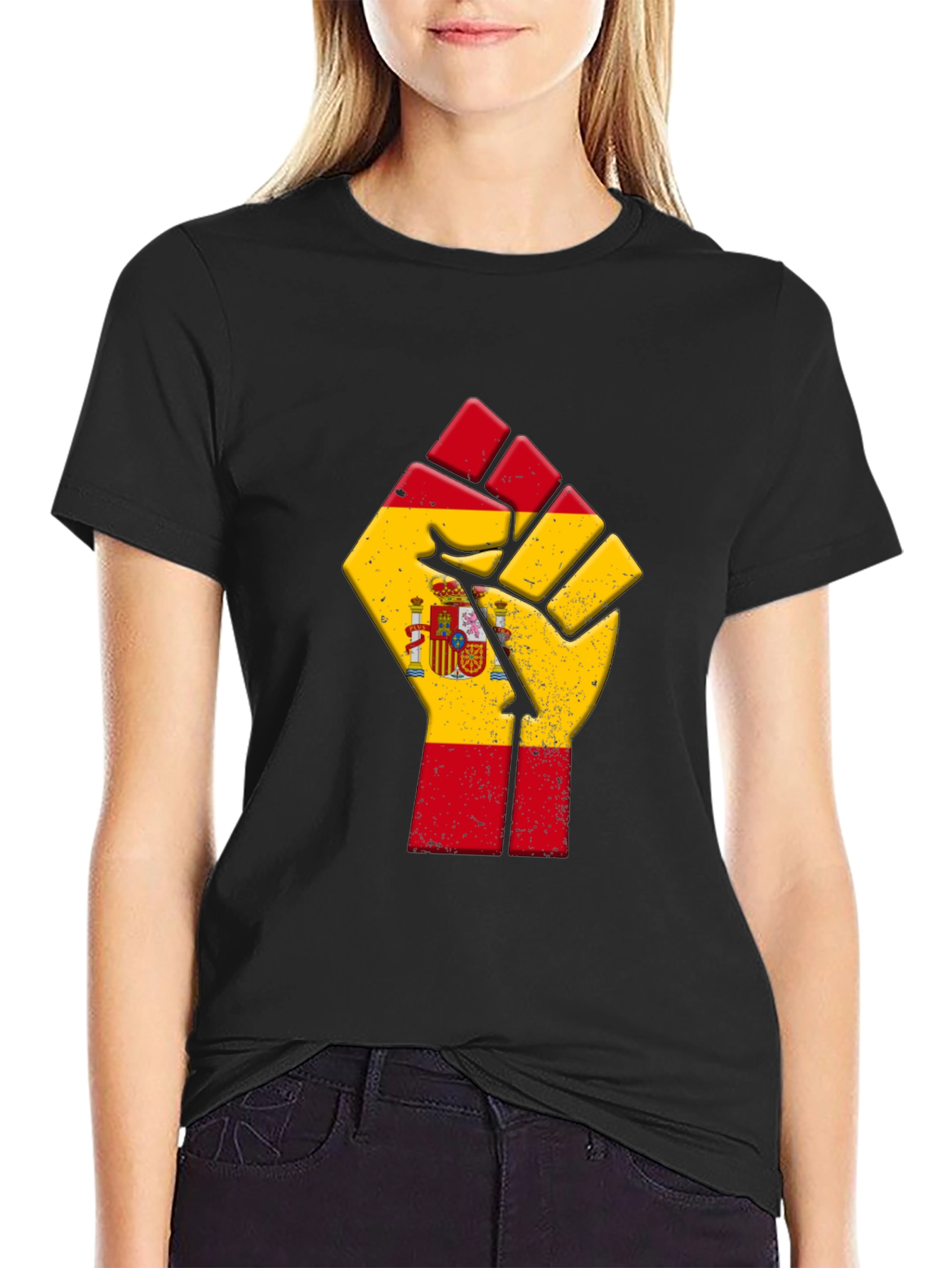 Spain Flag Fist T-Shirt