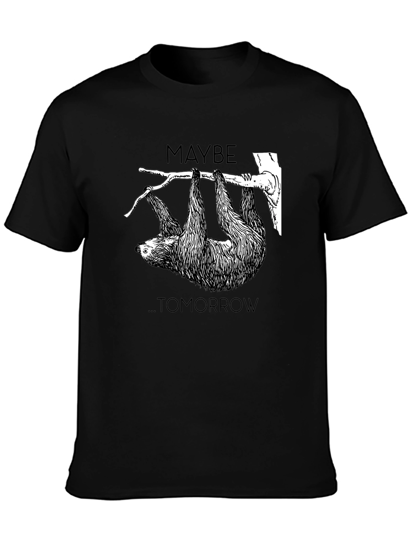 Maybe Tomorrow Sloth Graphic Tee - Relaxed Fit