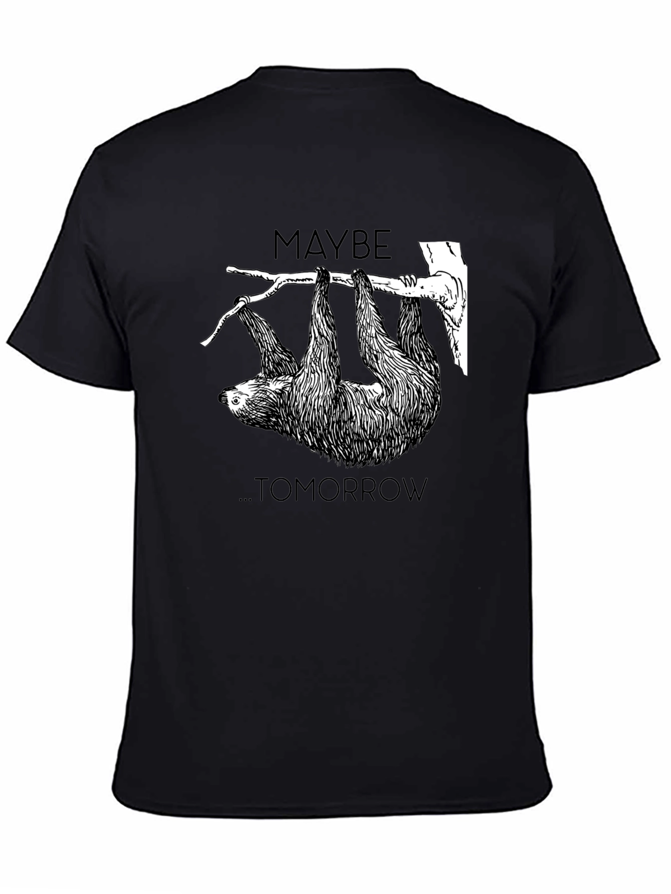 Maybe Tomorrow Sloth Graphic Tee - Relaxed Fit