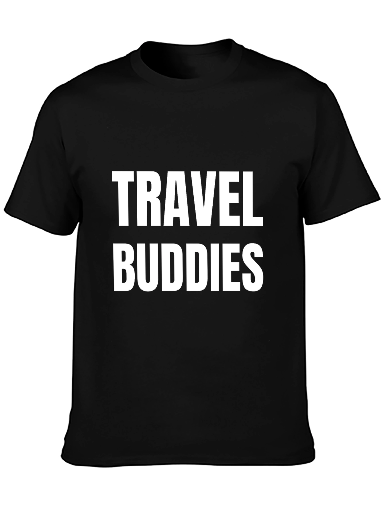 Travel Buddies Black T-Shirt