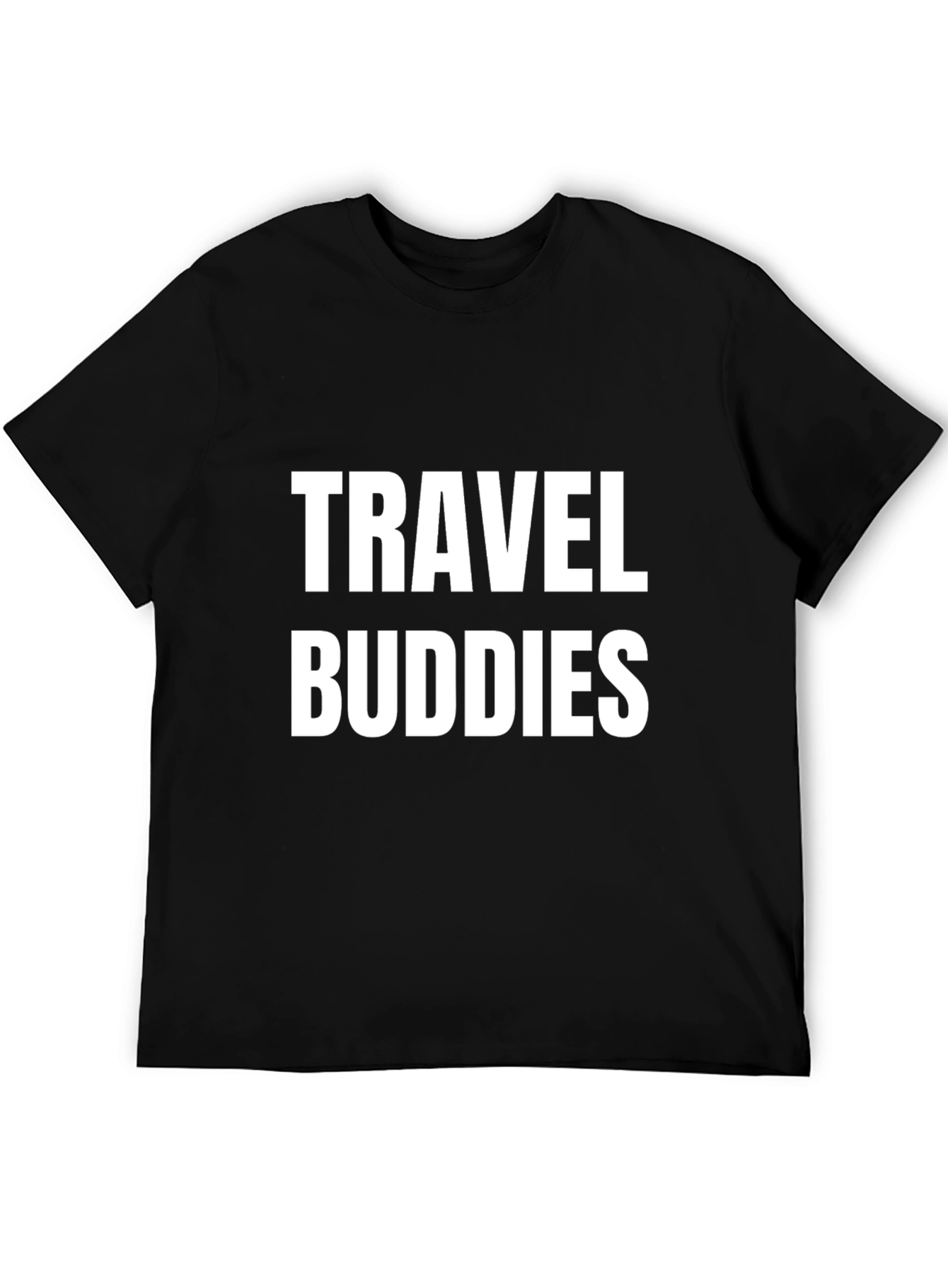 Travel Buddies Black T-Shirt