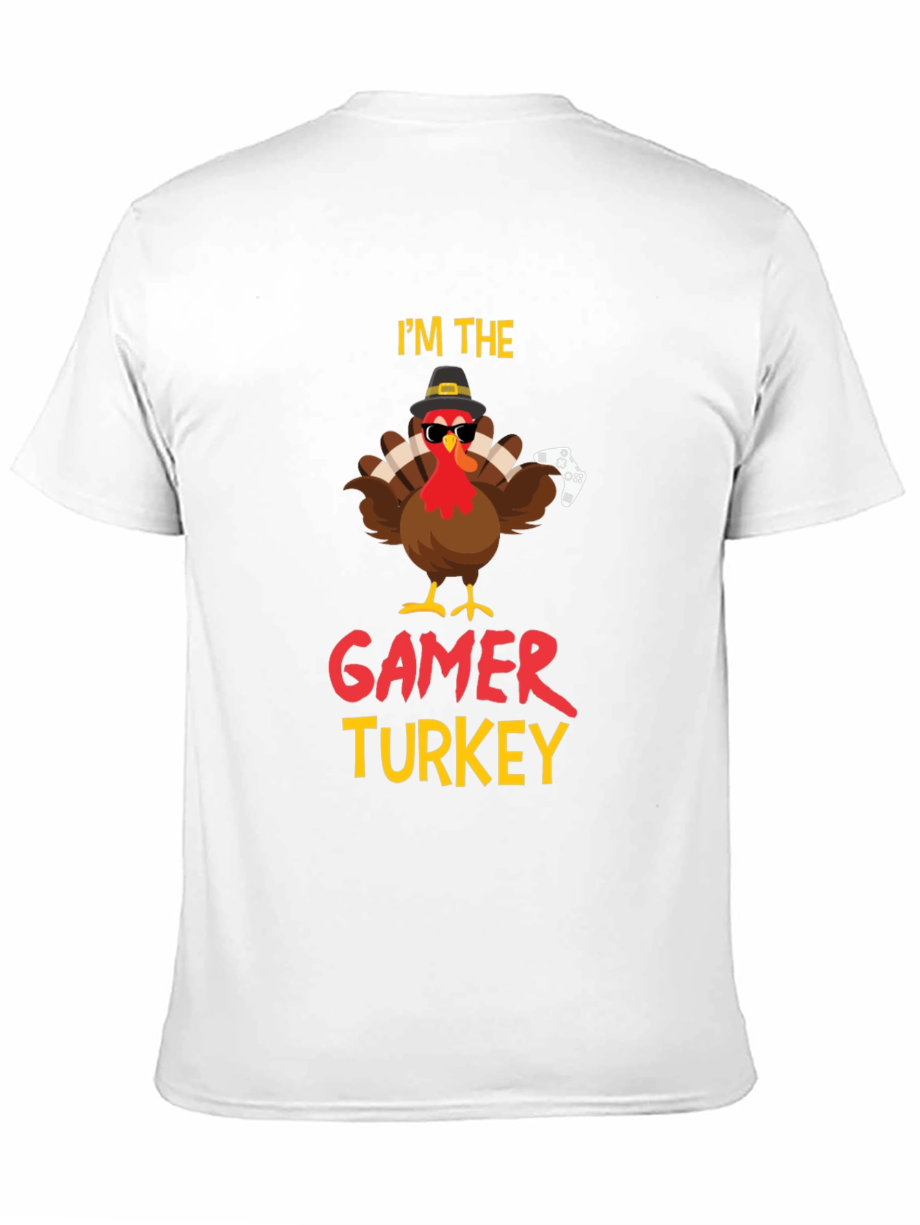 Gamer Turkey Graphic T-Shirt - Thanksgiving Fun!