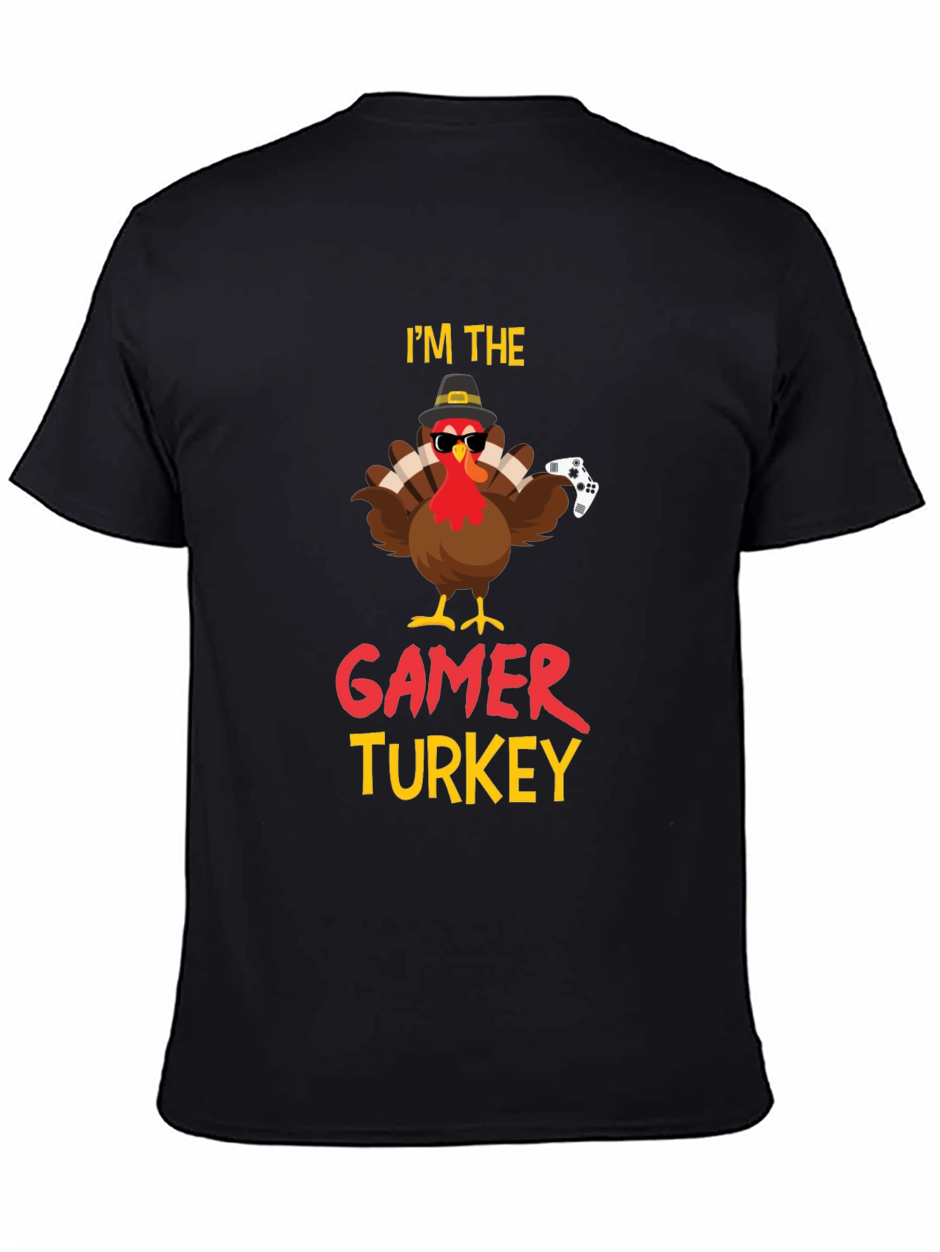 Gamer Turkey Graphic T-Shirt - Thanksgiving Fun!