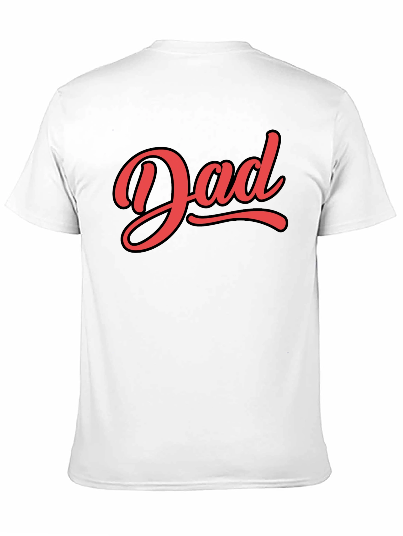 Dad Script Black T-Shirt