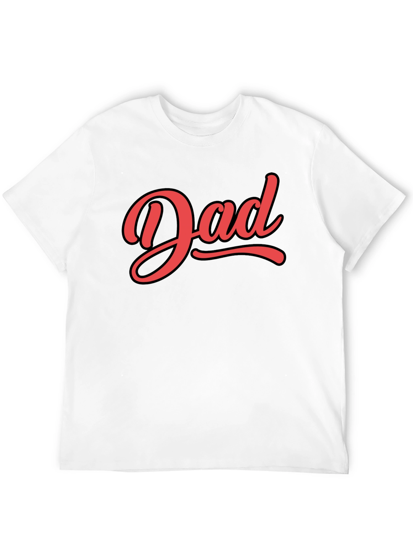Dad Script Black T-Shirt