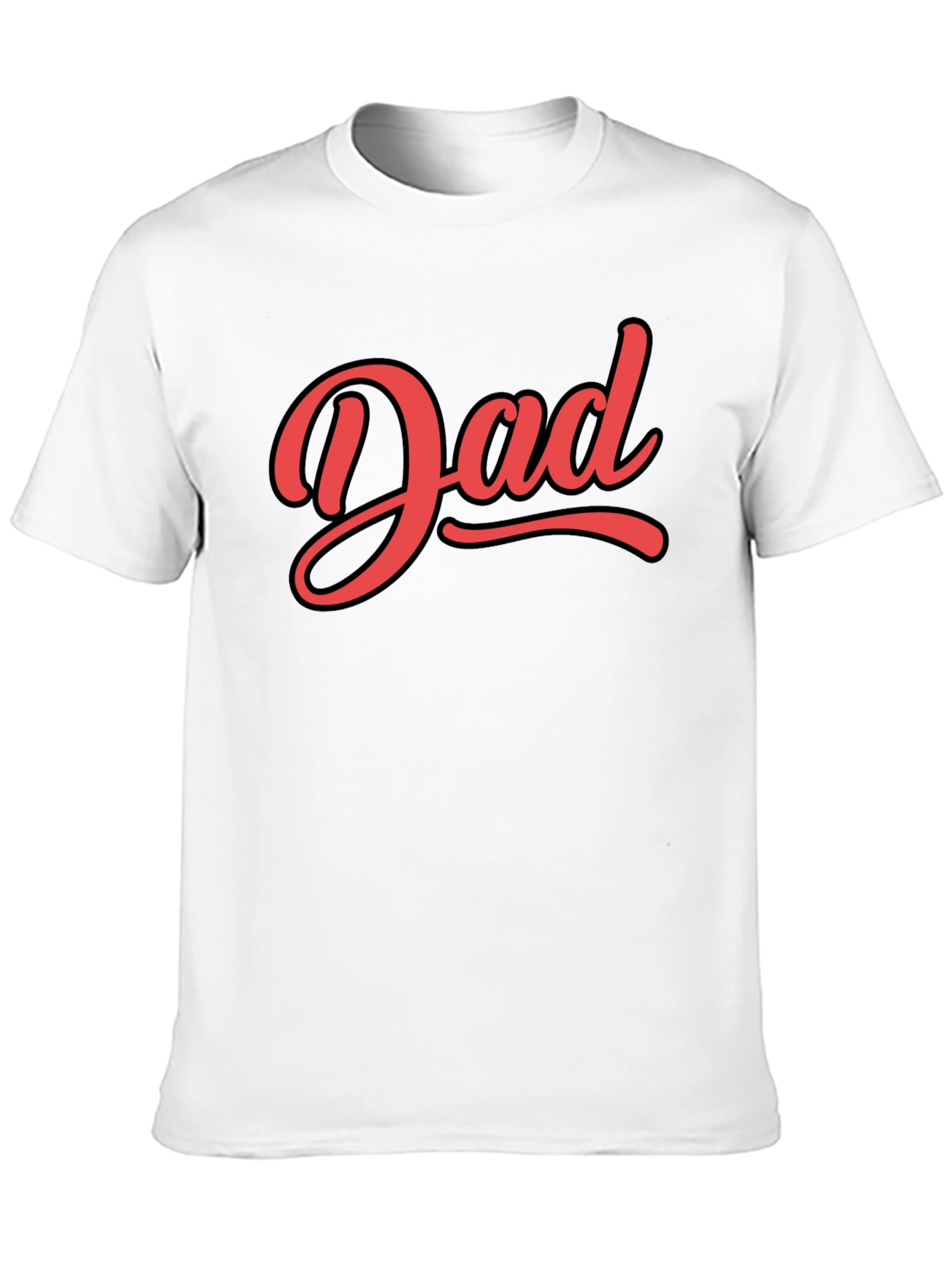 Dad Script Black T-Shirt