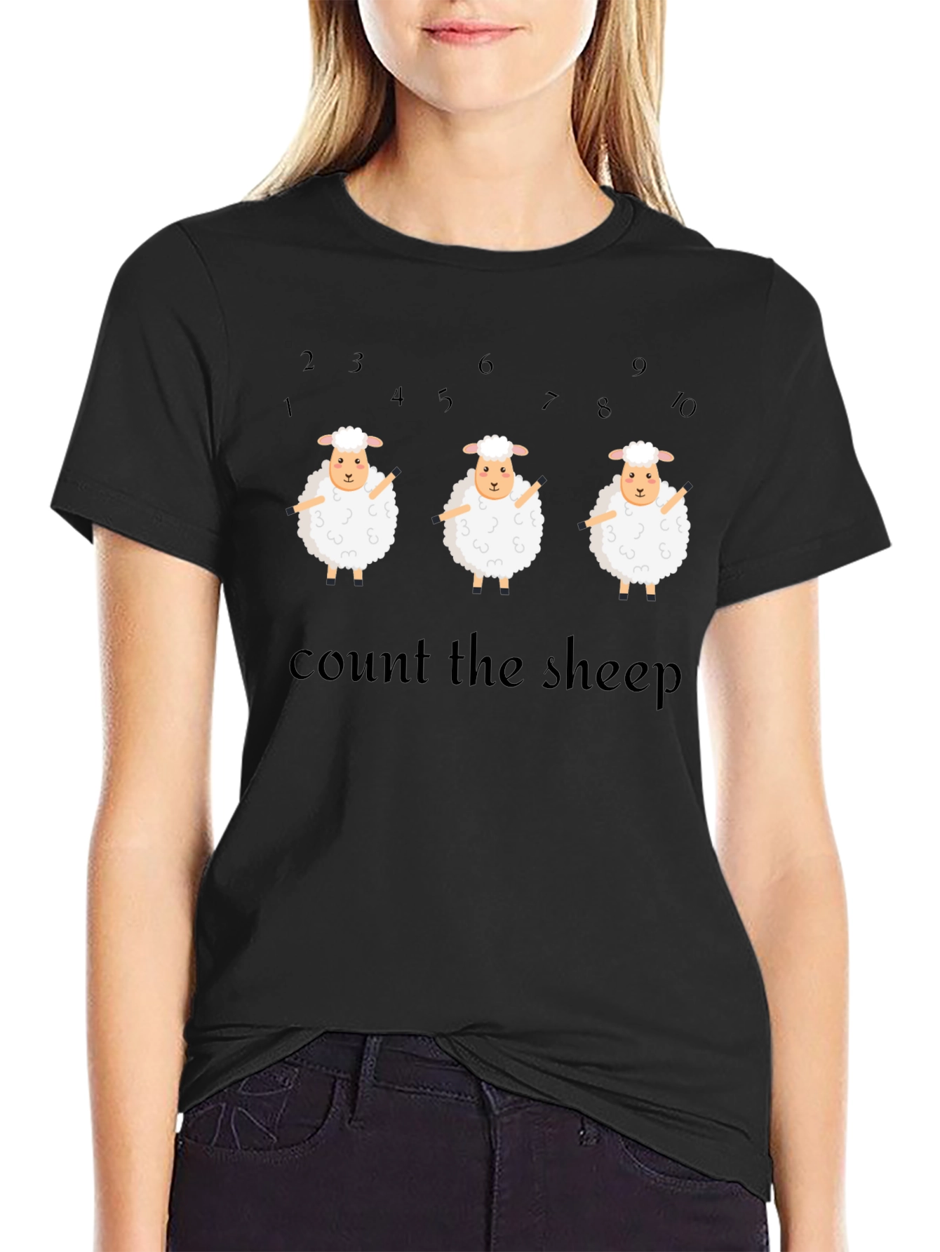 Count the Sheep Graphic T-Shirt