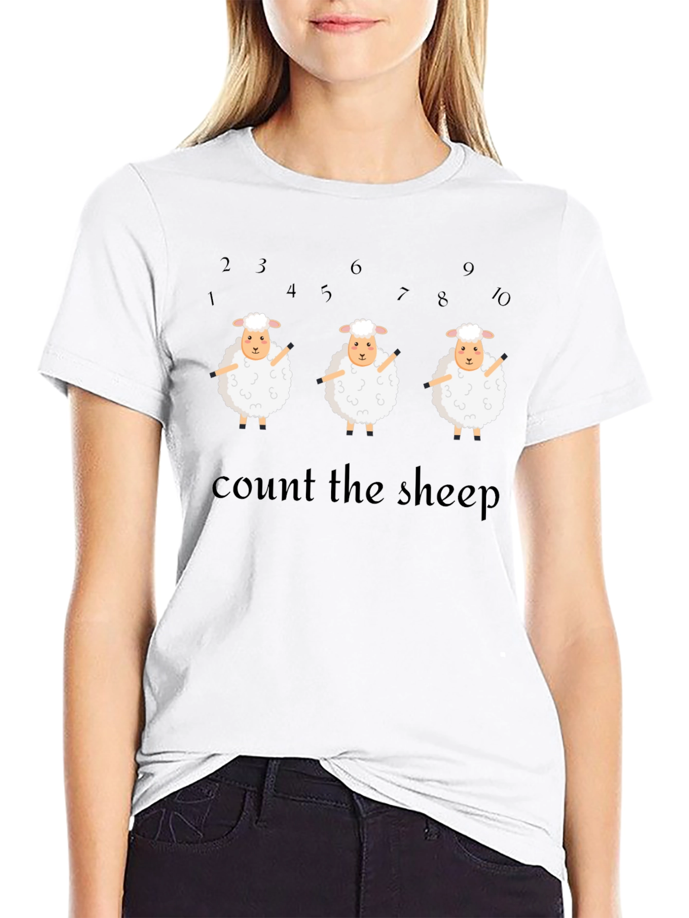 Count the Sheep Graphic T-Shirt
