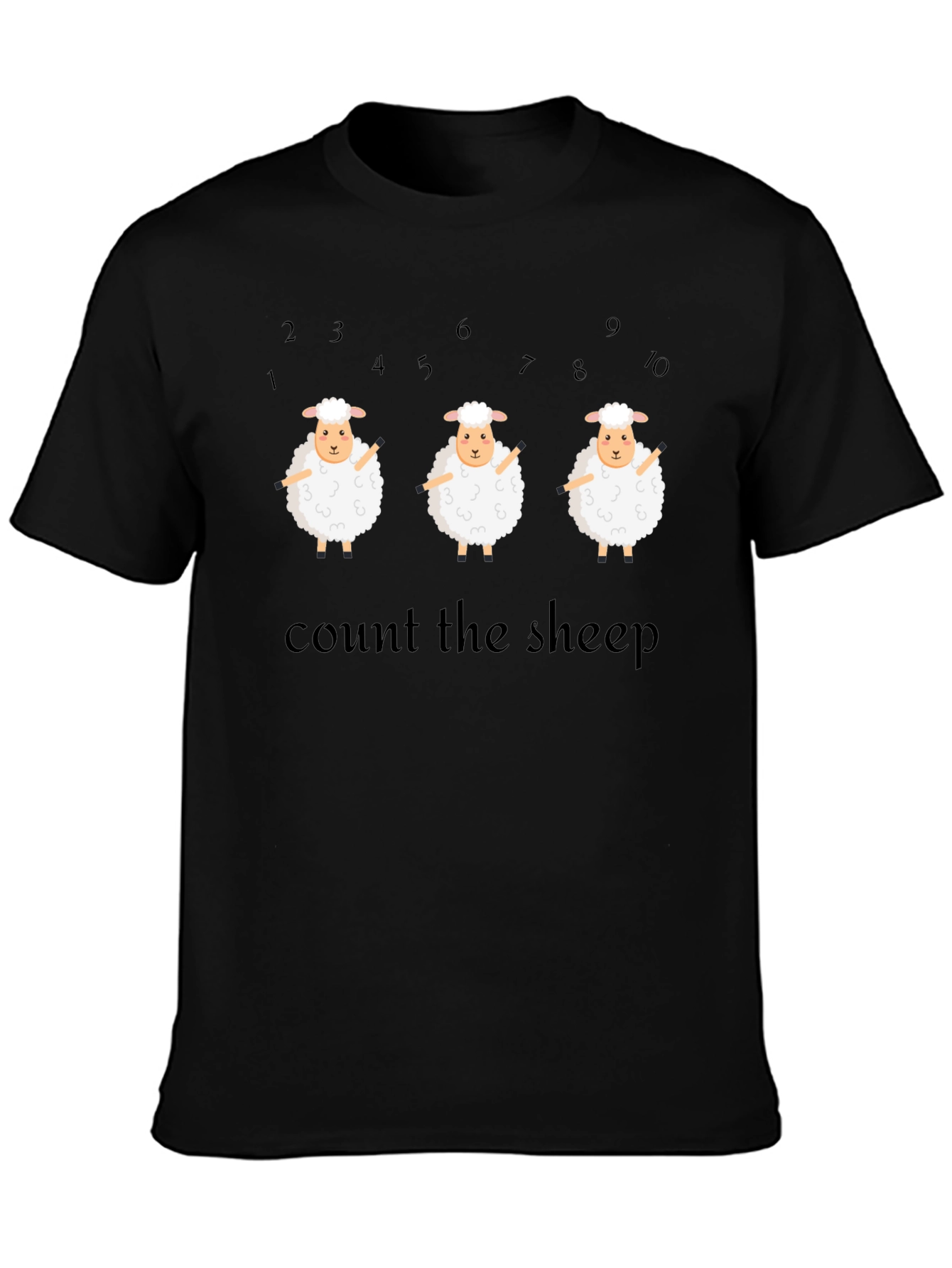 Count the Sheep Graphic T-Shirt