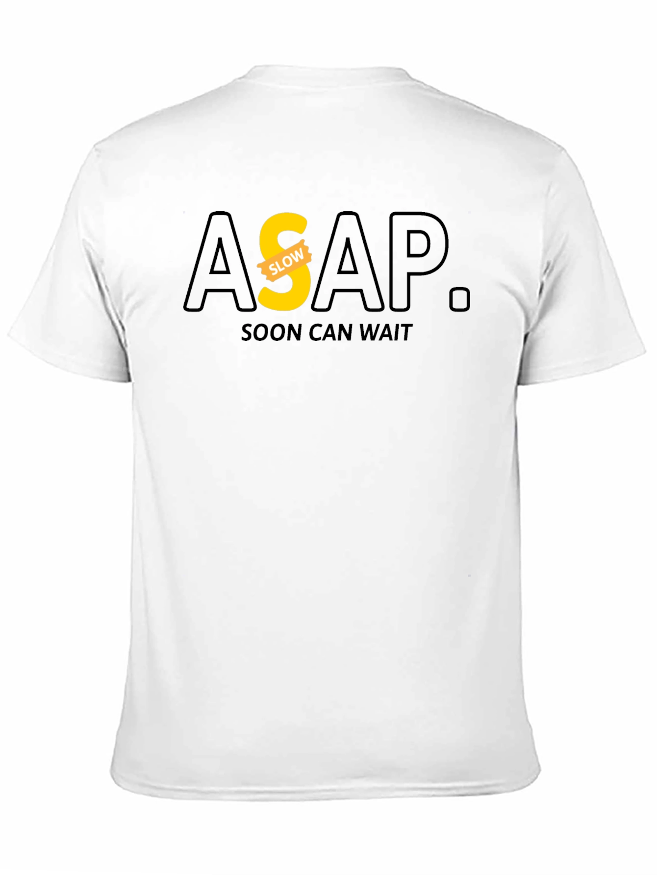 ASAP Soon Can Wait Graphic Black T-Shirt