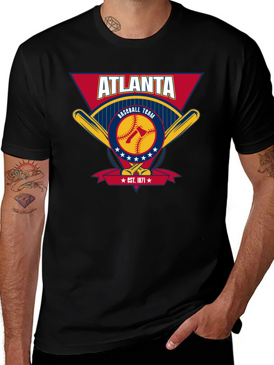 Atlanta Baseball Team Graphic T-Shirt