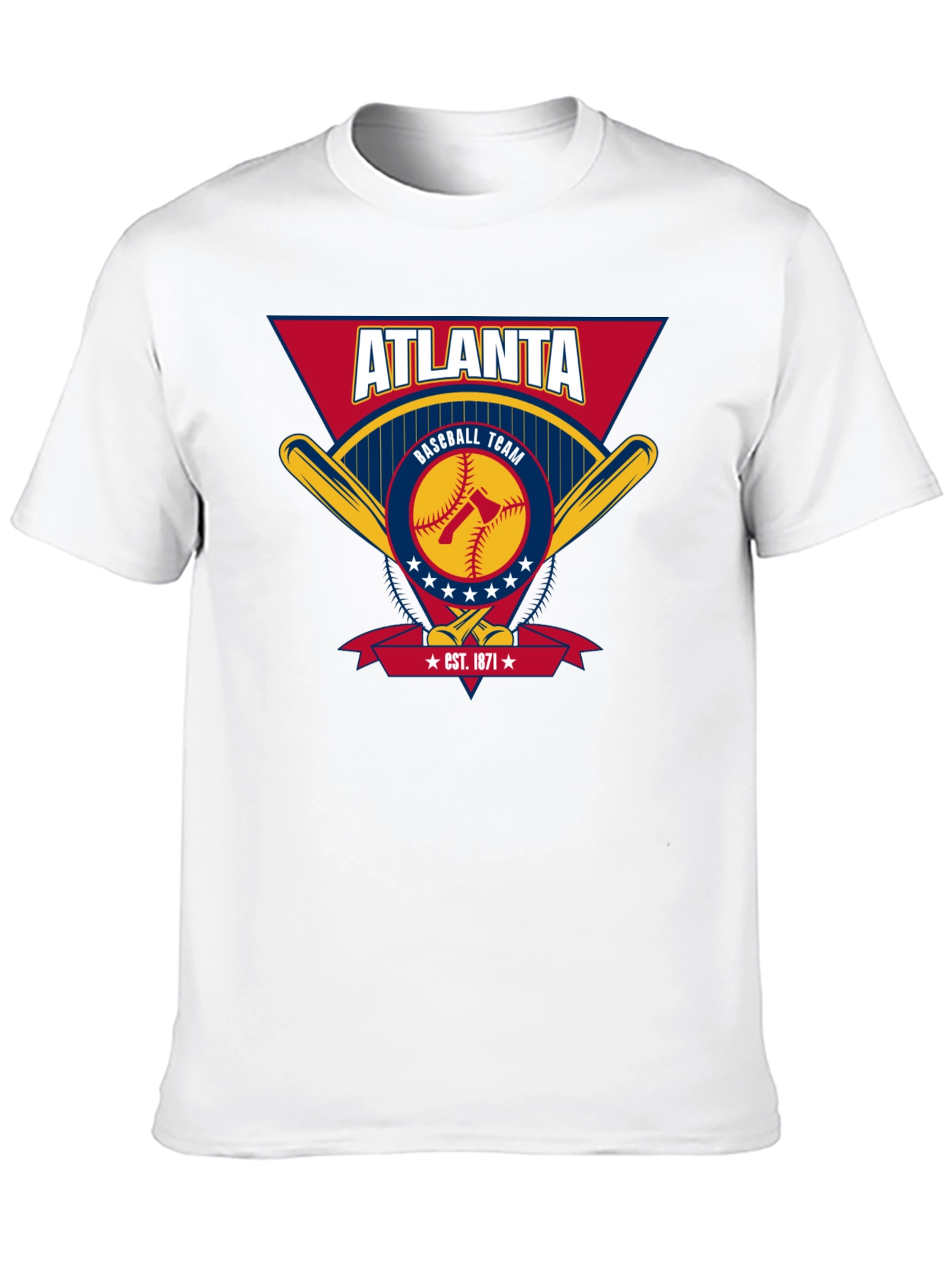 Atlanta Baseball Team Graphic T-Shirt