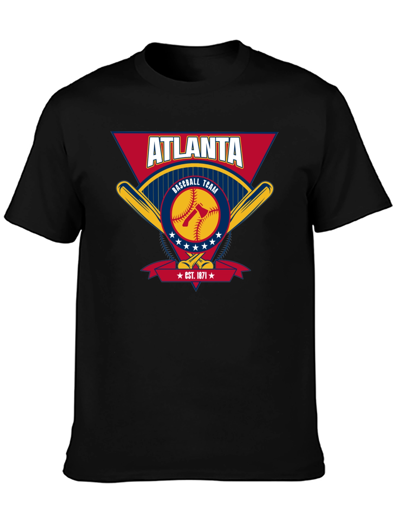 Atlanta Baseball Team Graphic T-Shirt
