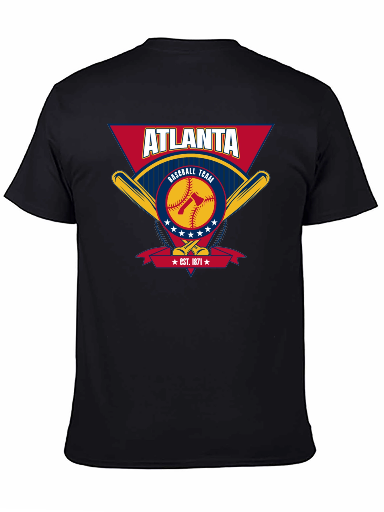 Atlanta Baseball Team Graphic T-Shirt
