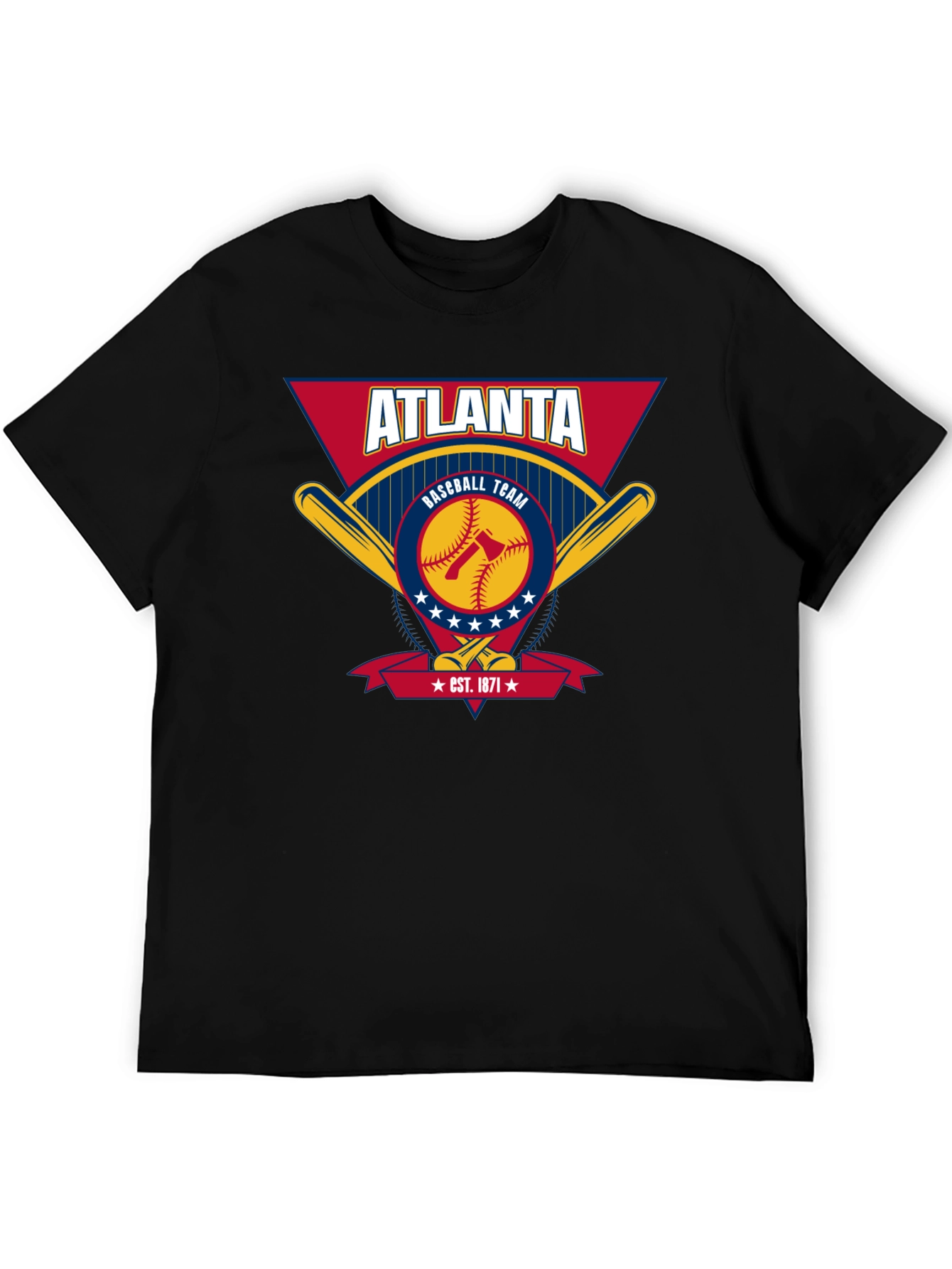 Atlanta Baseball Team Graphic T-Shirt