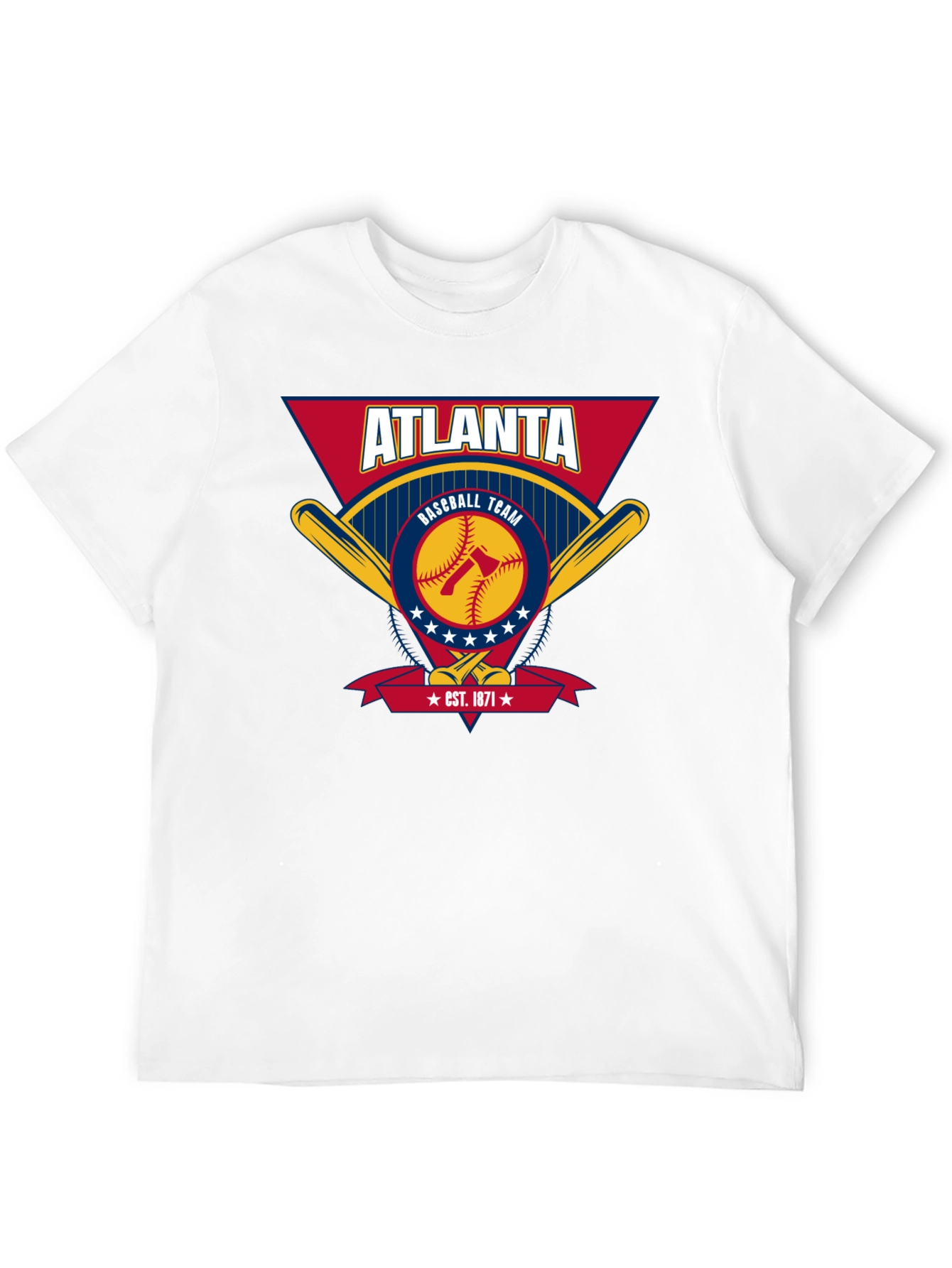 Atlanta Baseball Team Graphic T-Shirt