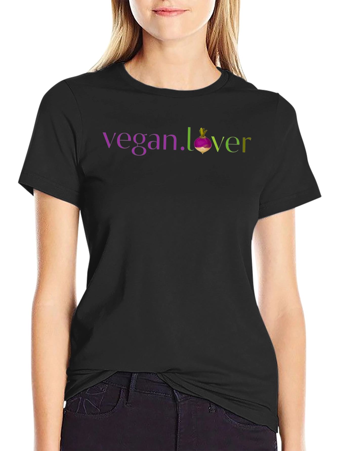Vegan Lover T-Shirt - Unique Turnip Design