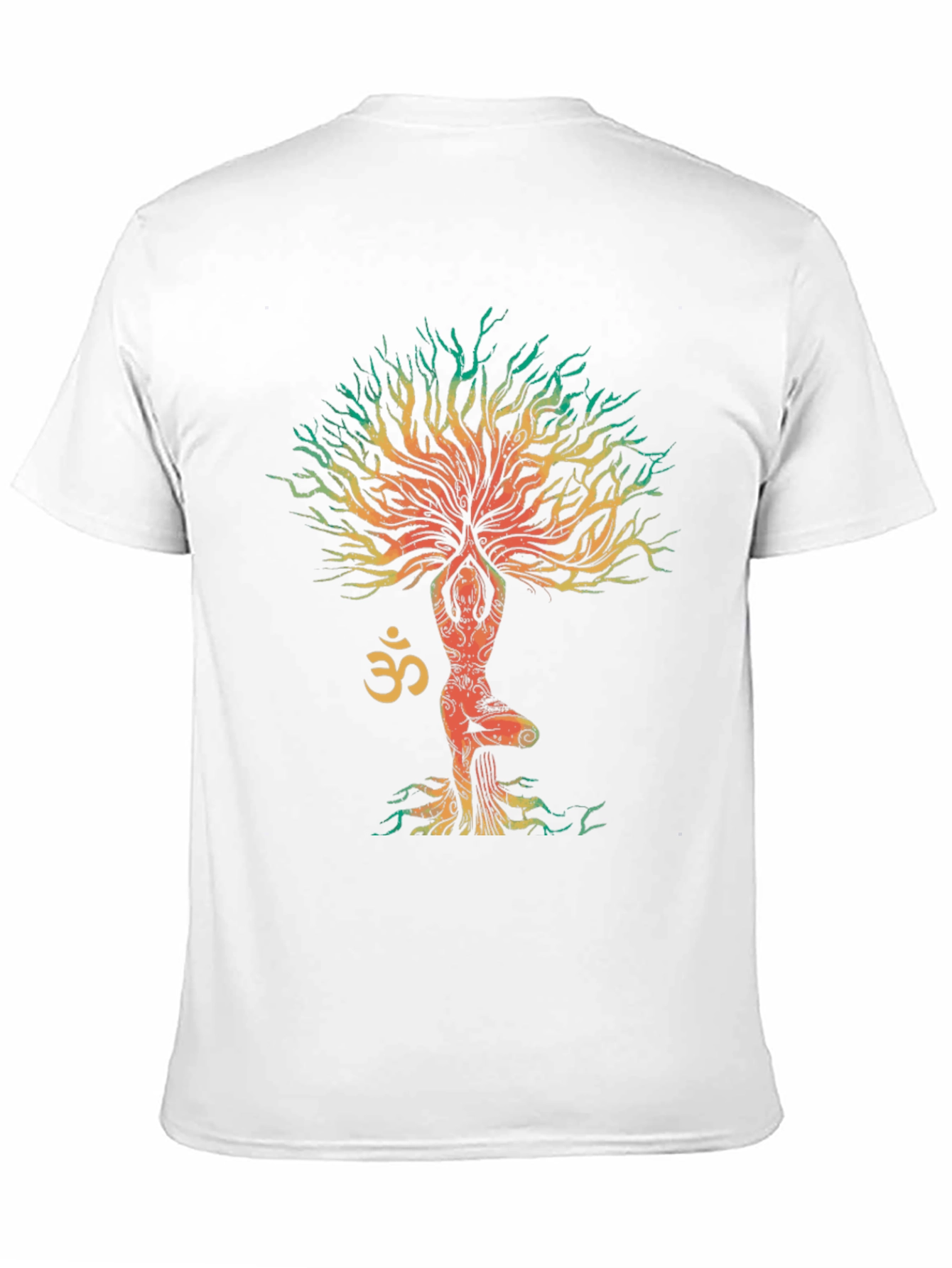 Yoga Tree Om Symbol Graphic T-Shirt