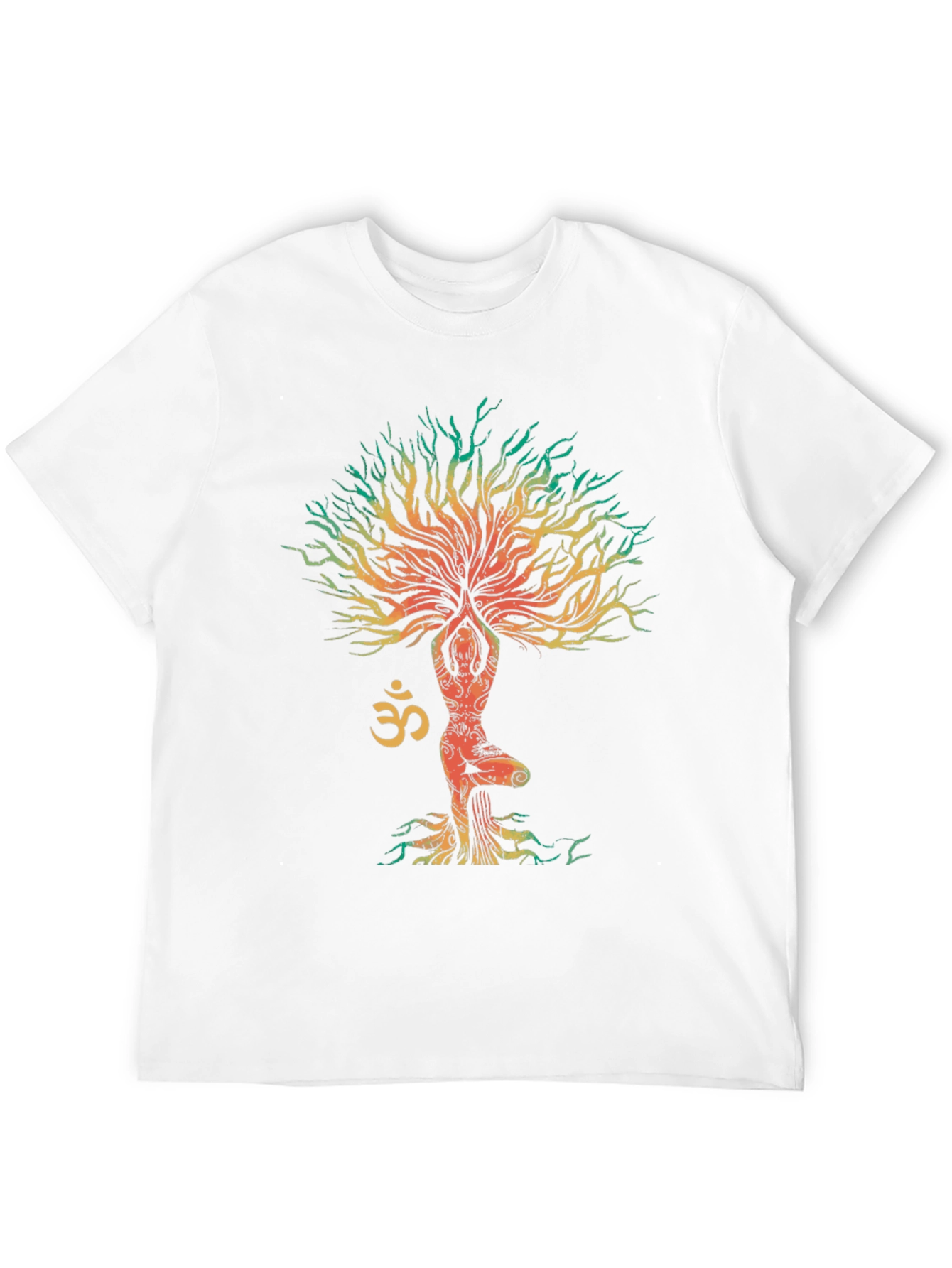Yoga Tree Om Symbol Graphic T-Shirt