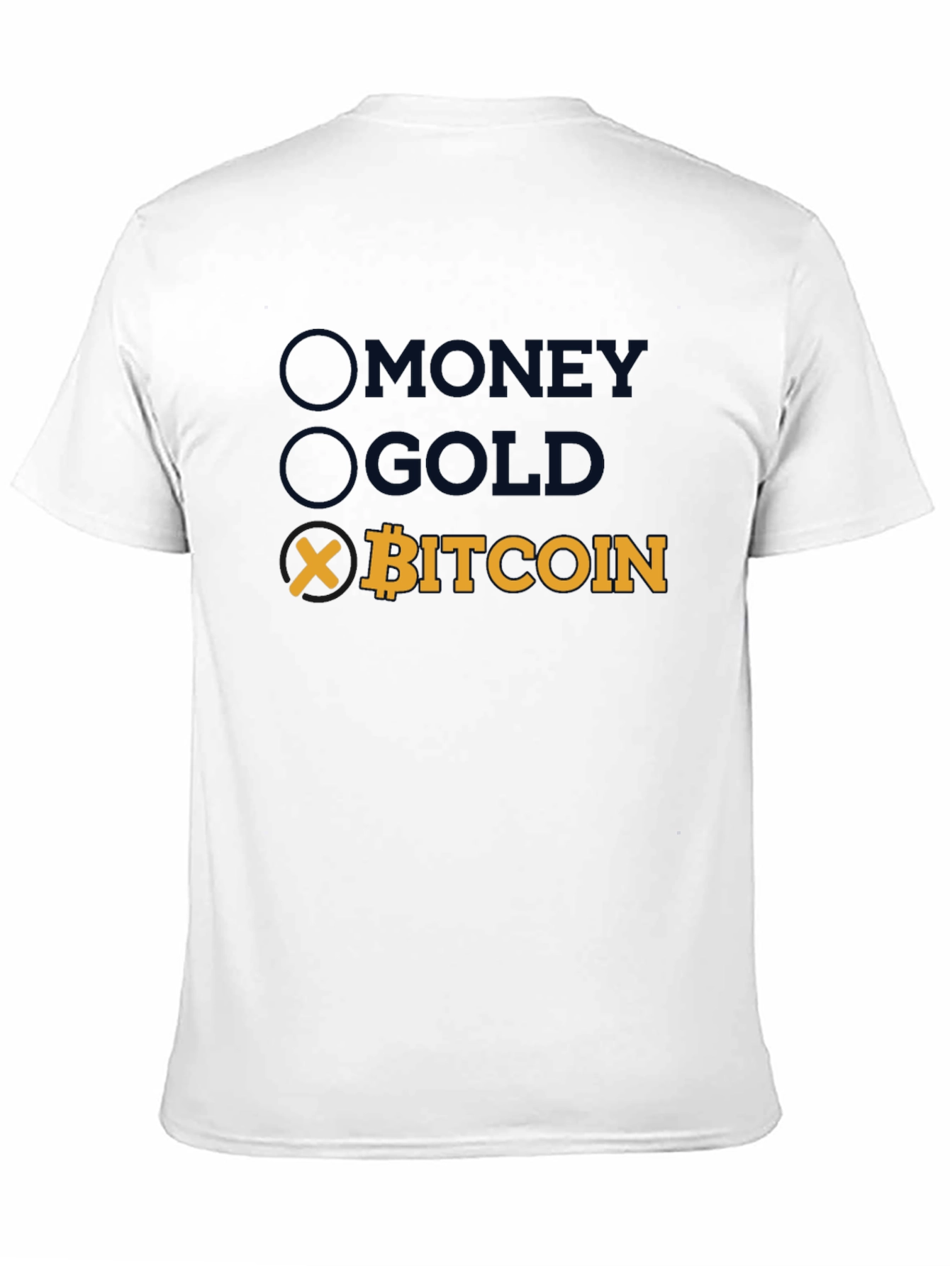 Bitcoin T-Shirt - Money Gold Crypto Tee