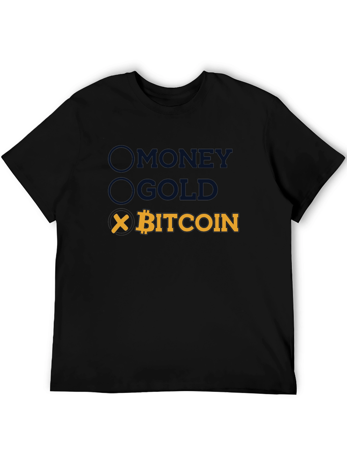 Bitcoin T-Shirt - Money Gold Crypto Tee