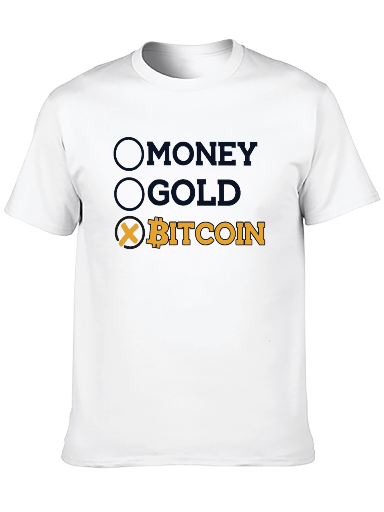 Bitcoin T-Shirt - Money Gold Crypto Tee