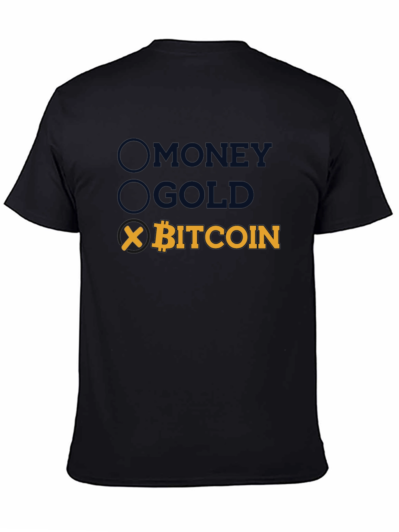 Bitcoin T-Shirt - Money Gold Crypto Tee