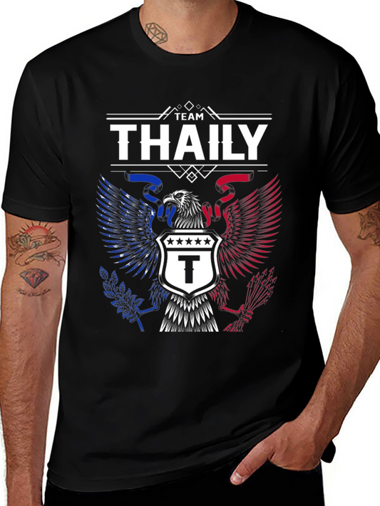 Team Thaily Patriotic T-Shirt: Eagle Shield Design