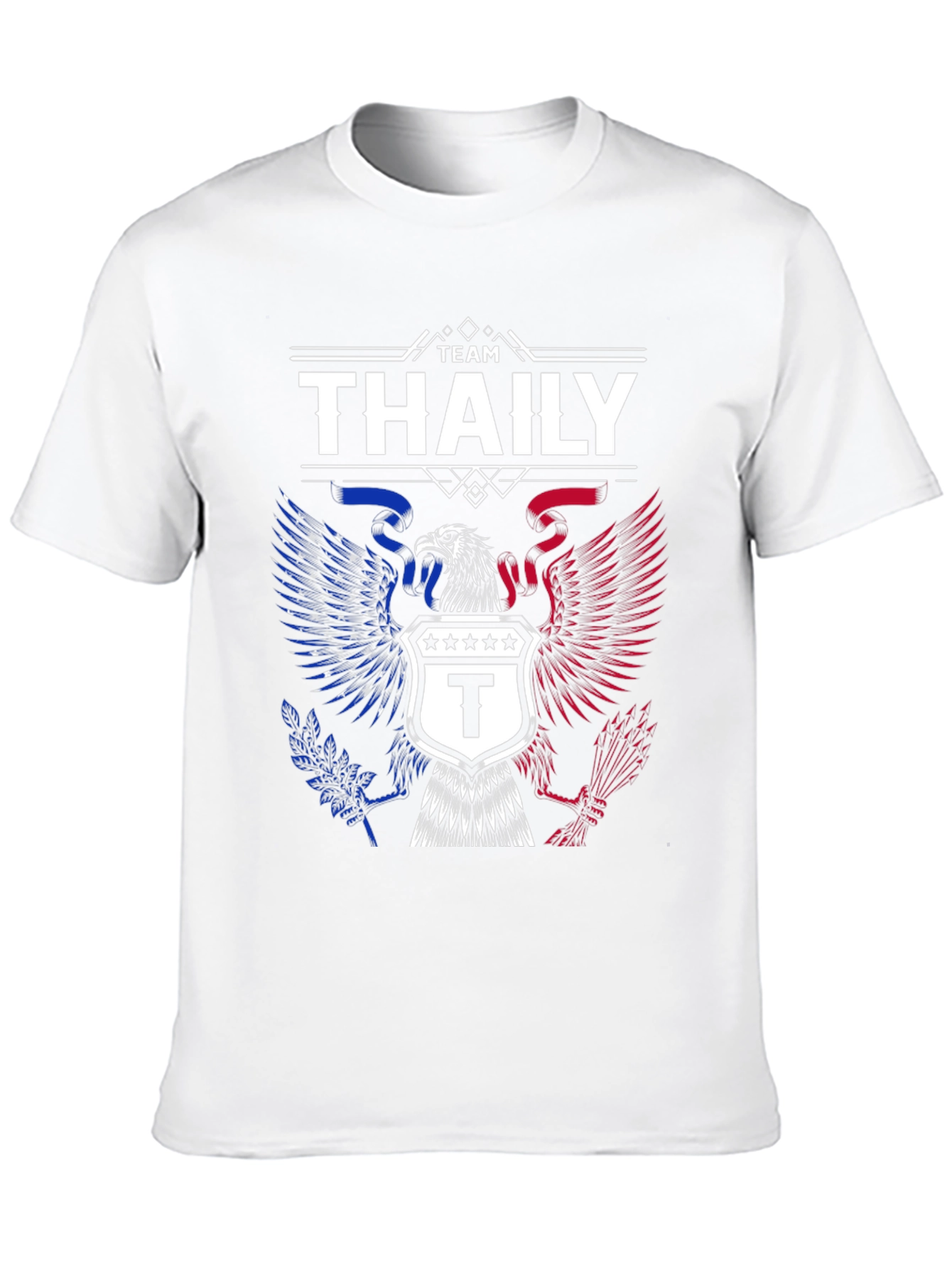 Team Thaily Patriotic T-Shirt: Eagle Shield Design
