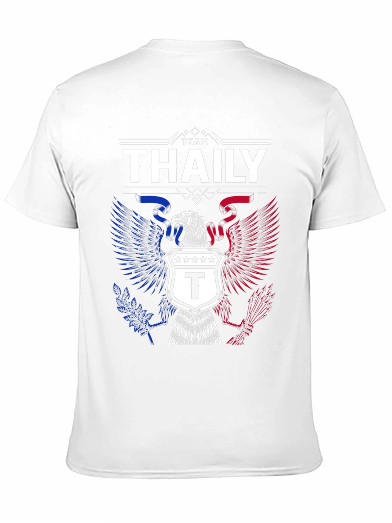 Team Thaily Patriotic T-Shirt: Eagle Shield Design