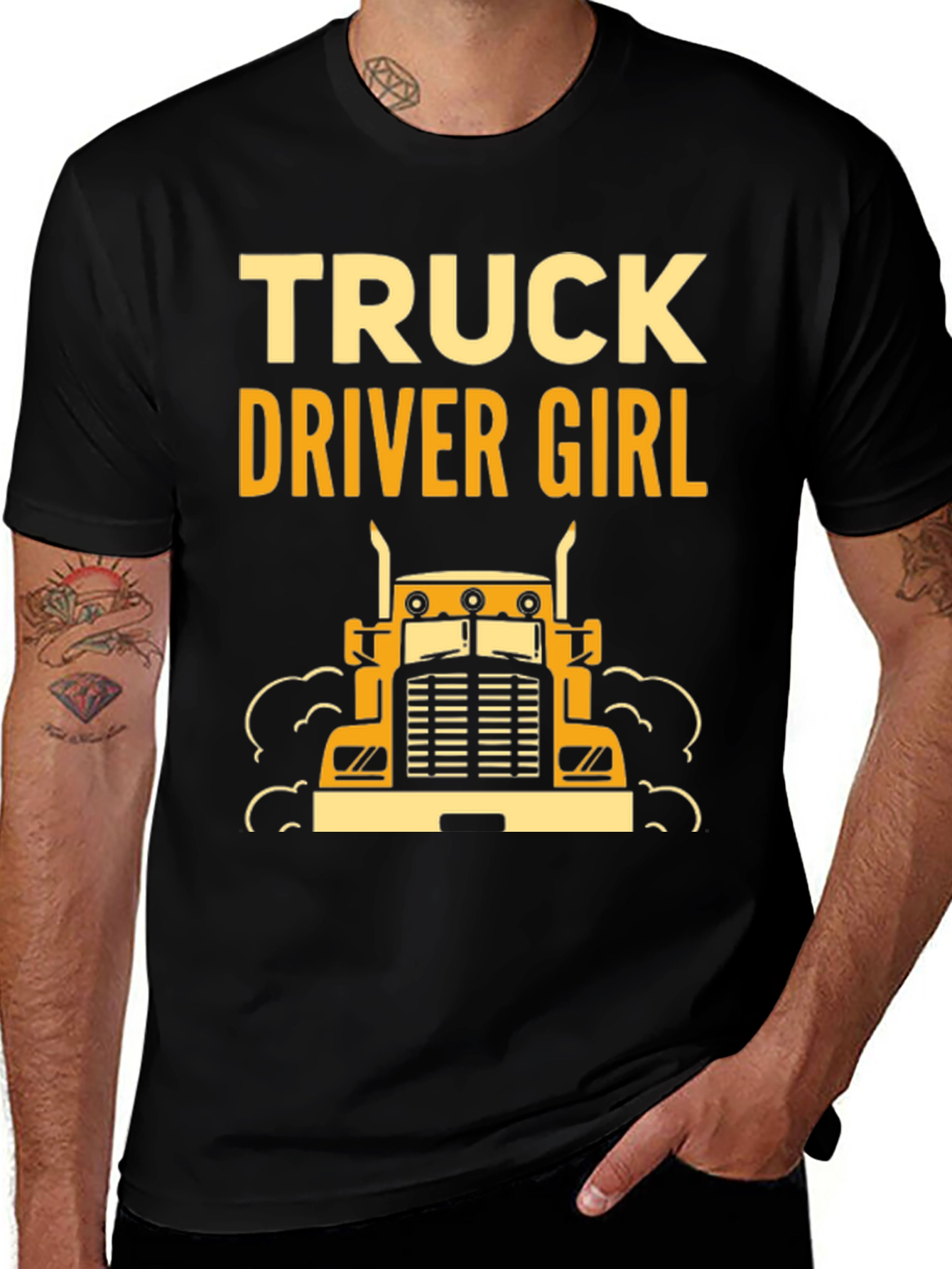 Truck Driver Girl T-Shirt Unisex Fit