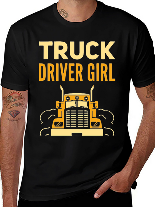Truck Driver Girl T-Shirt Unisex Fit