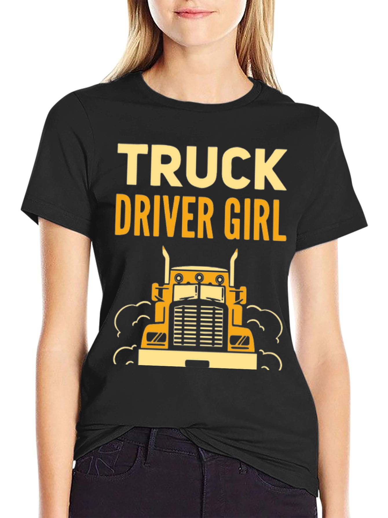 Truck Driver Girl T-Shirt Unisex Fit