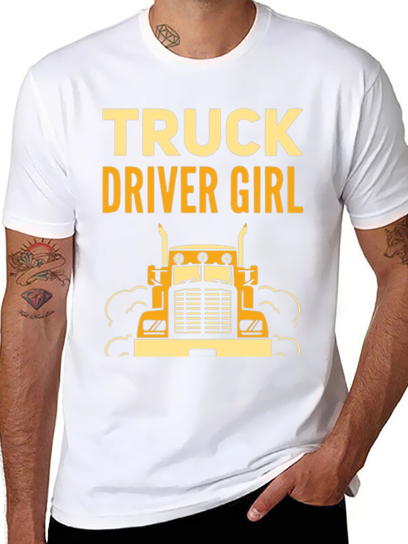 Truck Driver Girl T-Shirt Unisex Fit