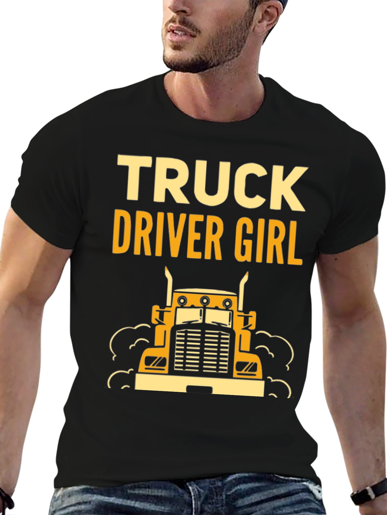 Truck Driver Girl T-Shirt Unisex Fit