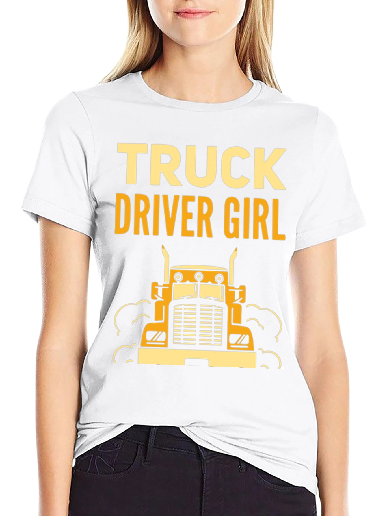 Truck Driver Girl T-Shirt Unisex Fit