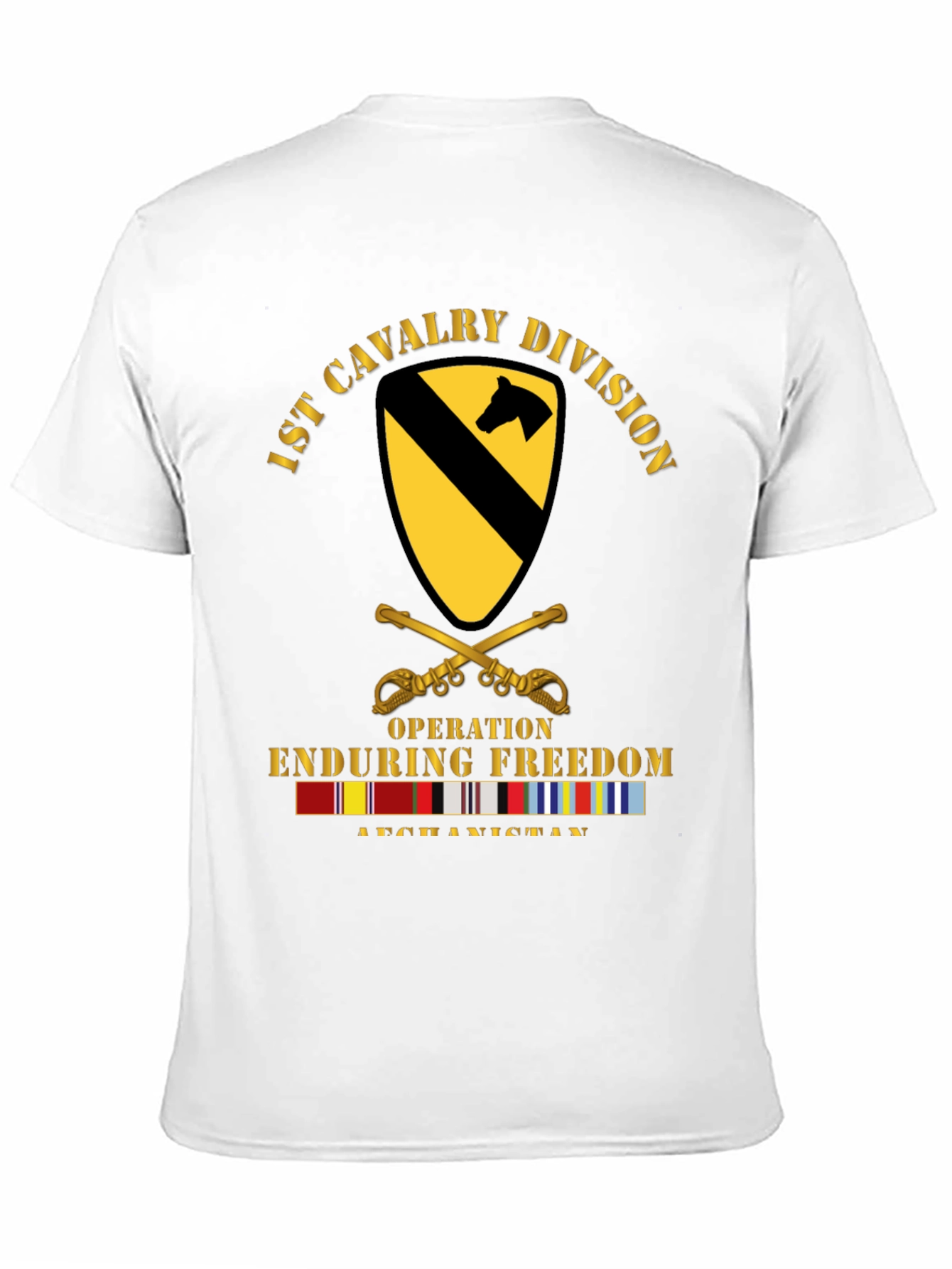 1st Cavalry Division Operation Enduring Freedom T-Shirt