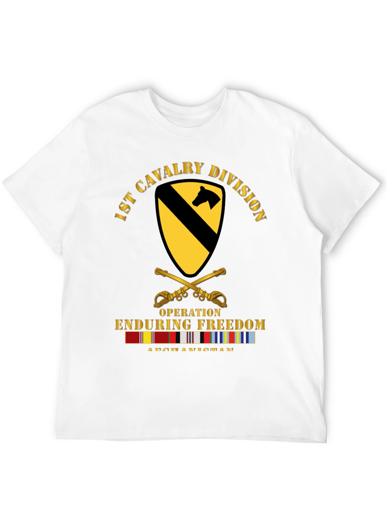 1st Cavalry Division Operation Enduring Freedom T-Shirt