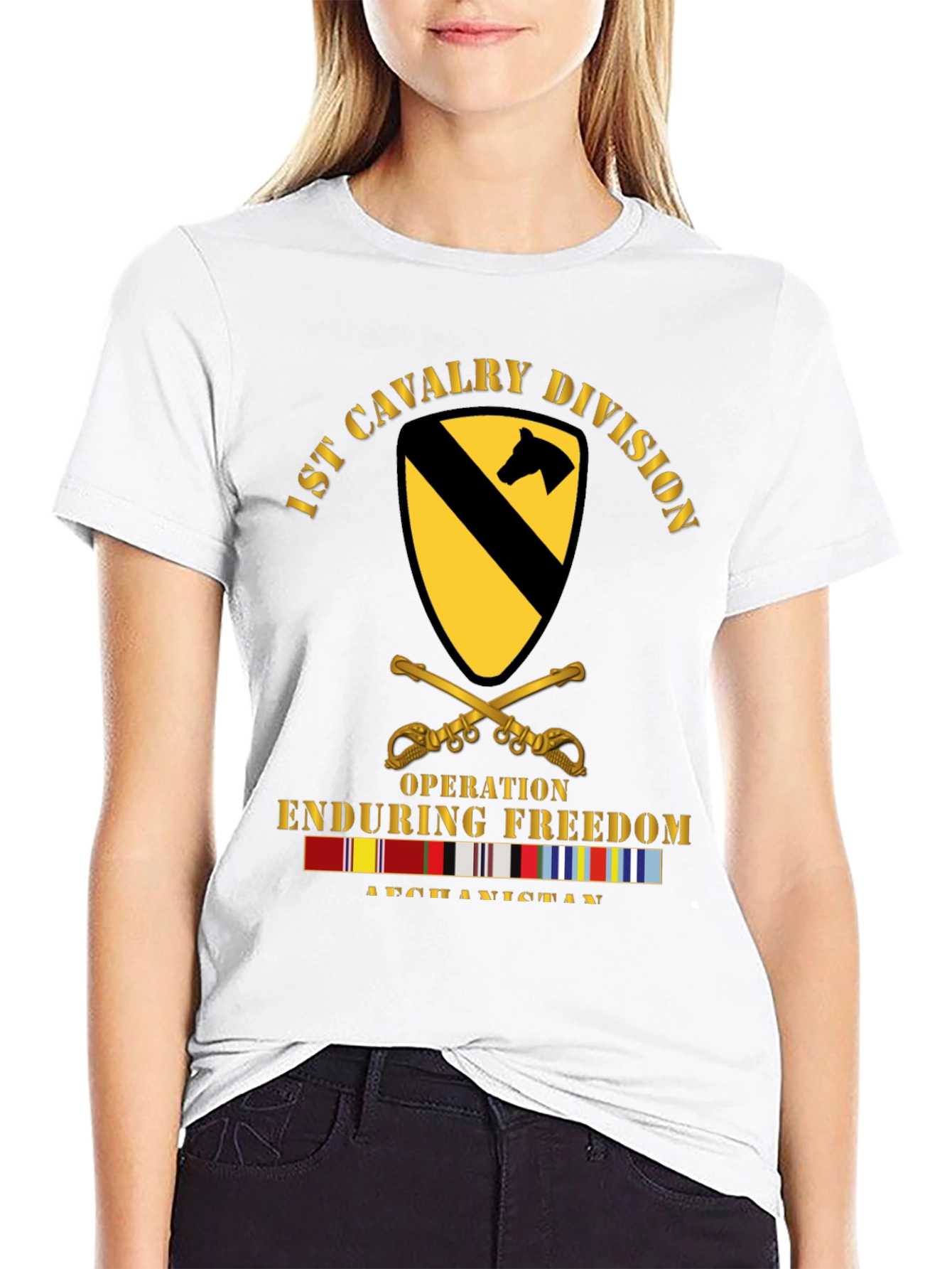 1st Cavalry Division Operation Enduring Freedom T-Shirt