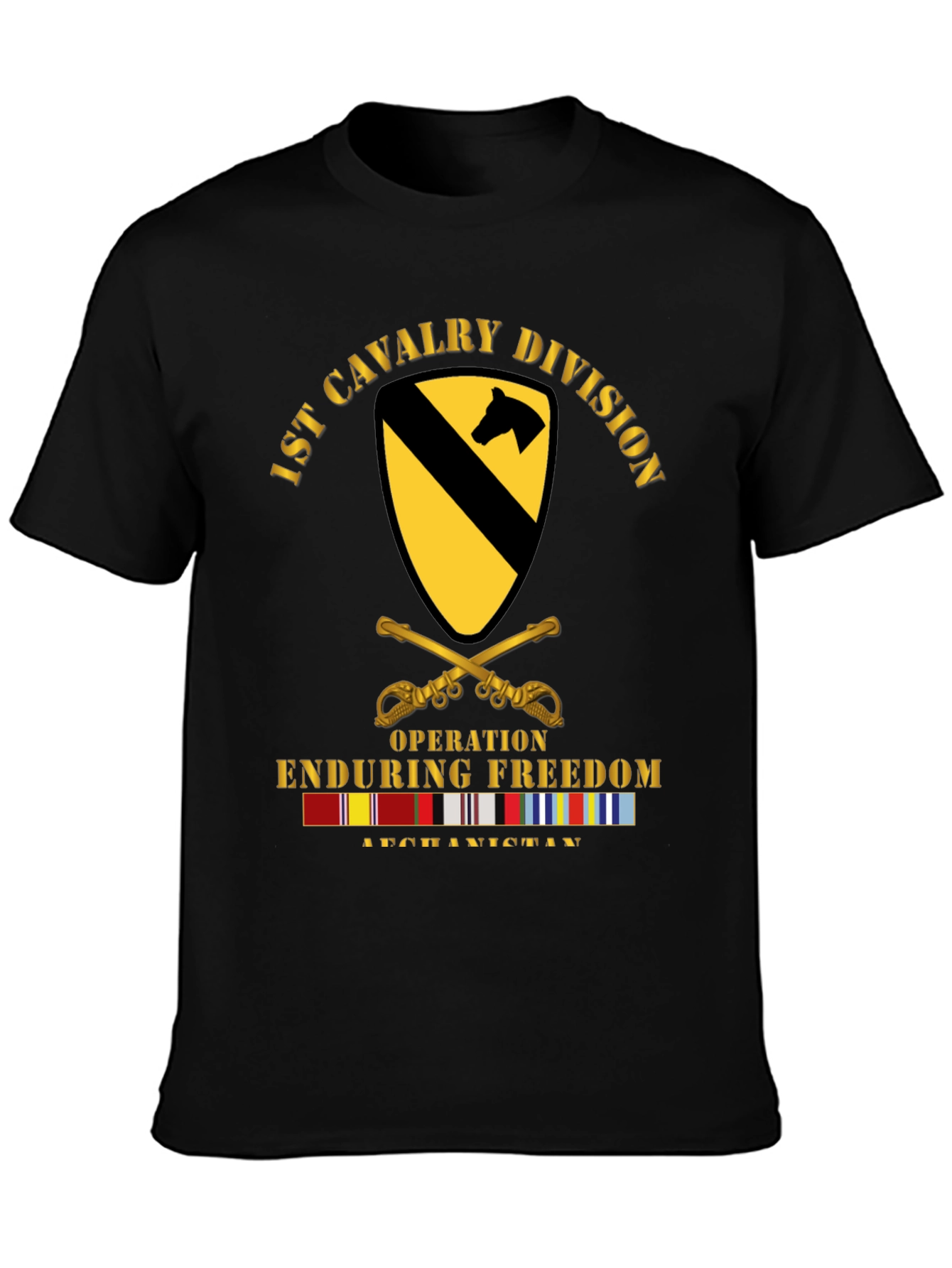1st Cavalry Division Operation Enduring Freedom T-Shirt