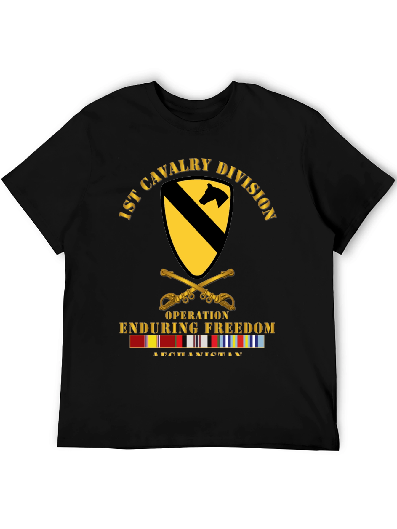1st Cavalry Division Operation Enduring Freedom T-Shirt
