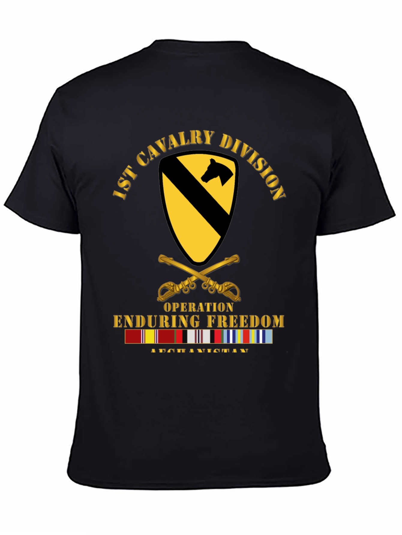 1st Cavalry Division Operation Enduring Freedom T-Shirt