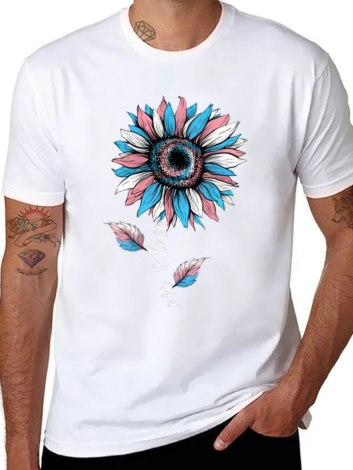 Transgender Pride Sunflower Tee