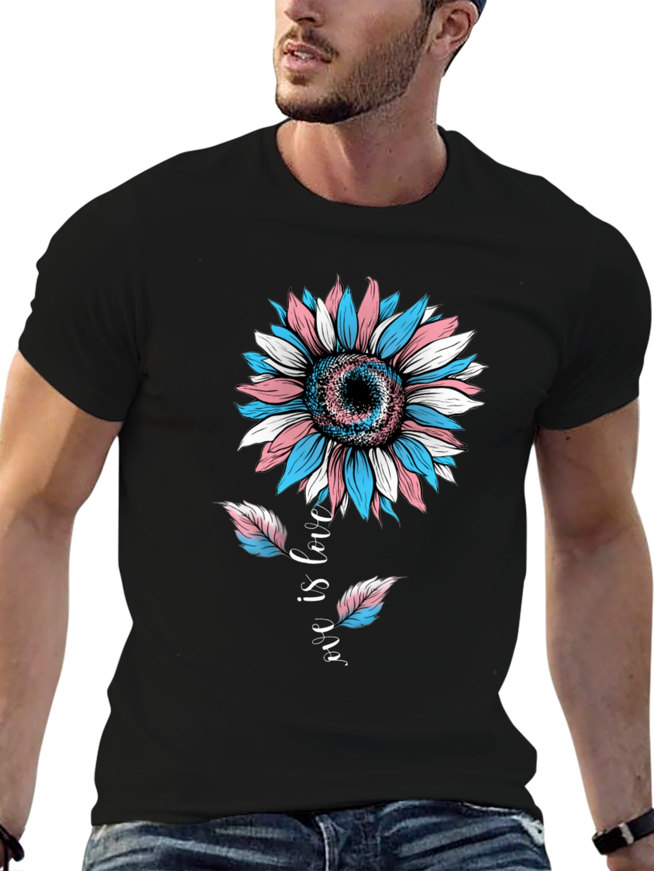 Transgender Pride Sunflower Tee