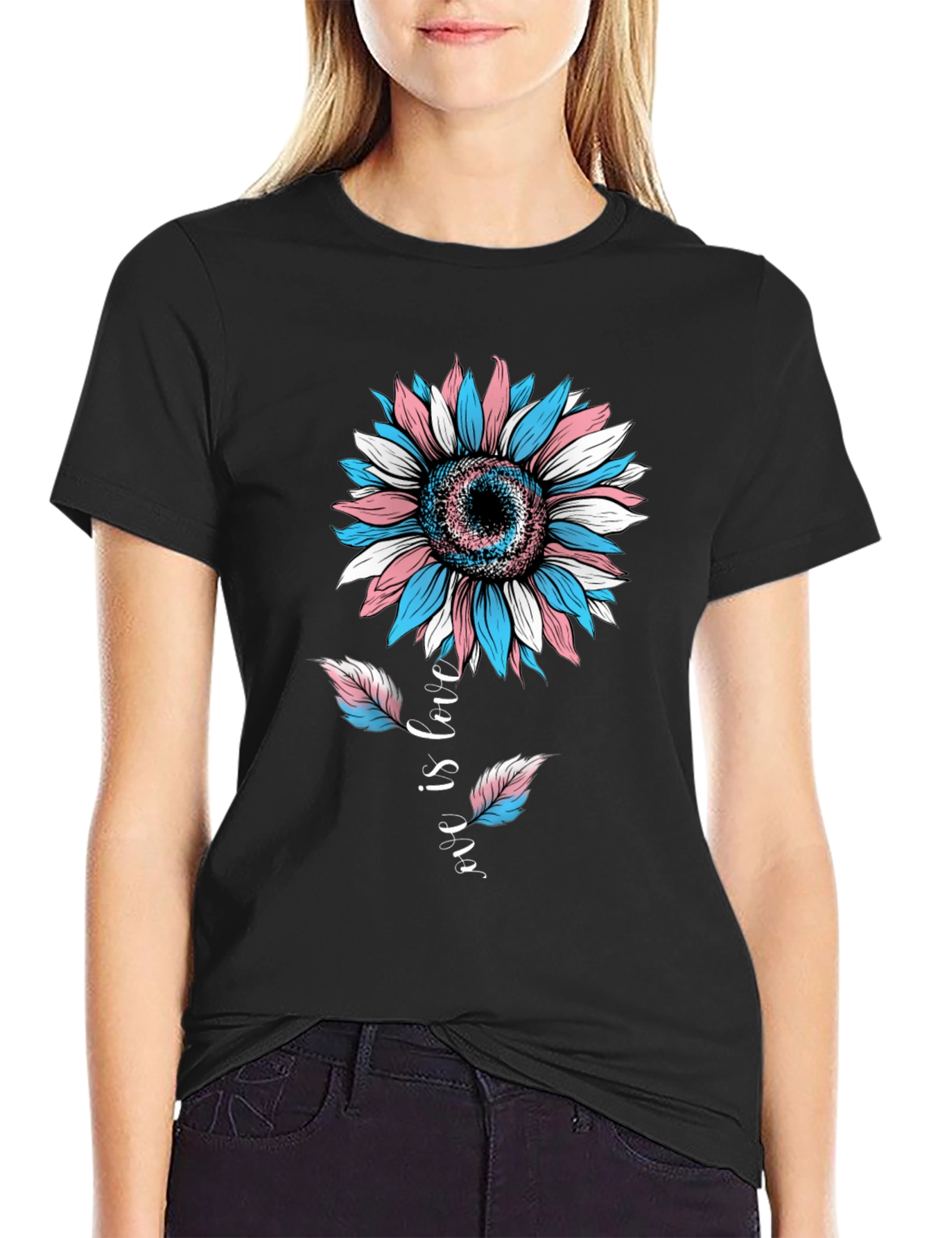 Transgender Pride Sunflower Tee