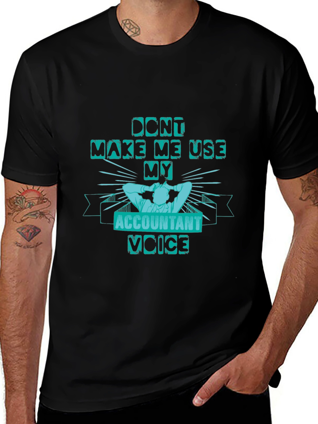 Accountant Voice Funny Graphic Tee