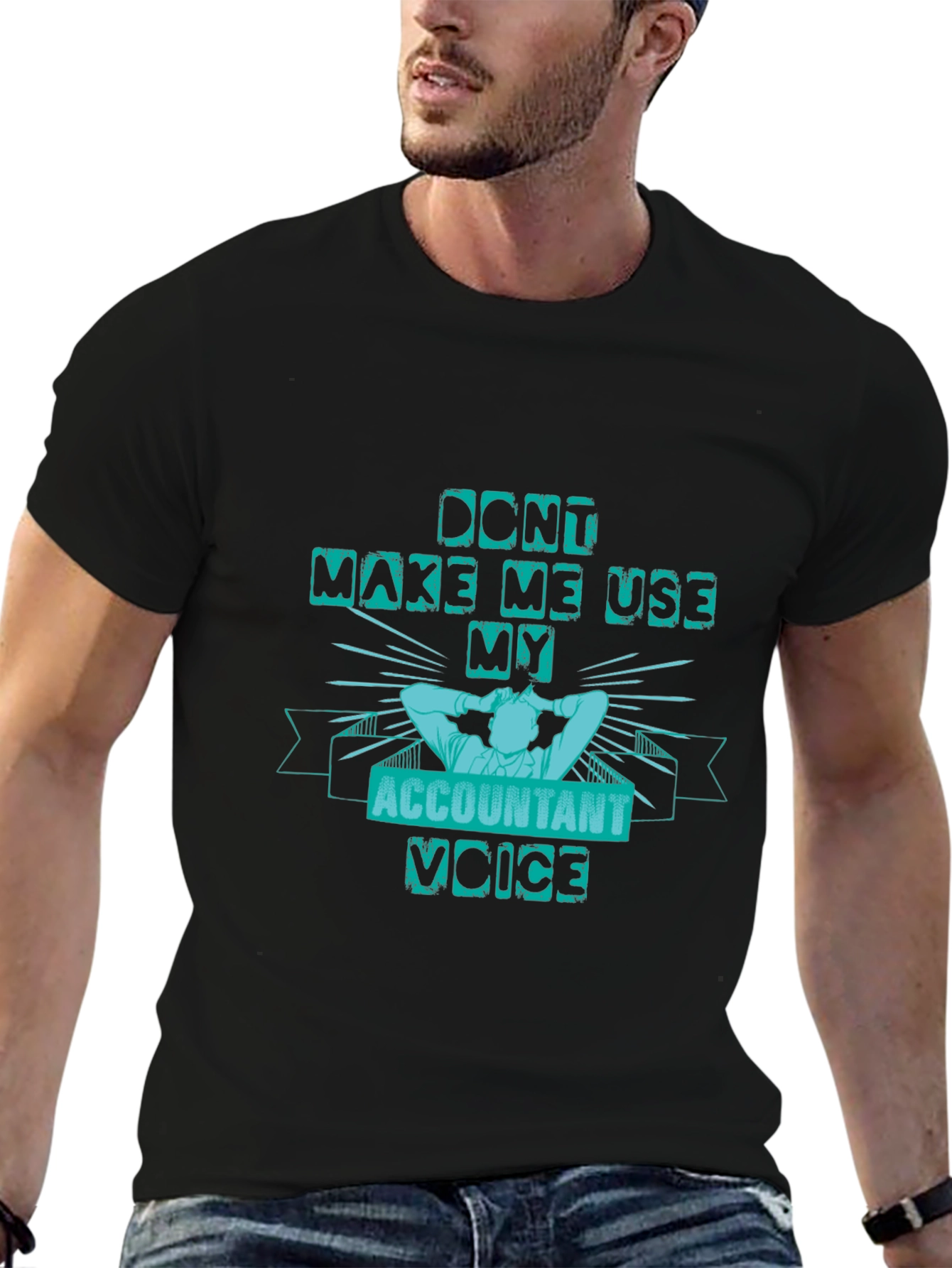 Accountant Voice Funny Graphic Tee