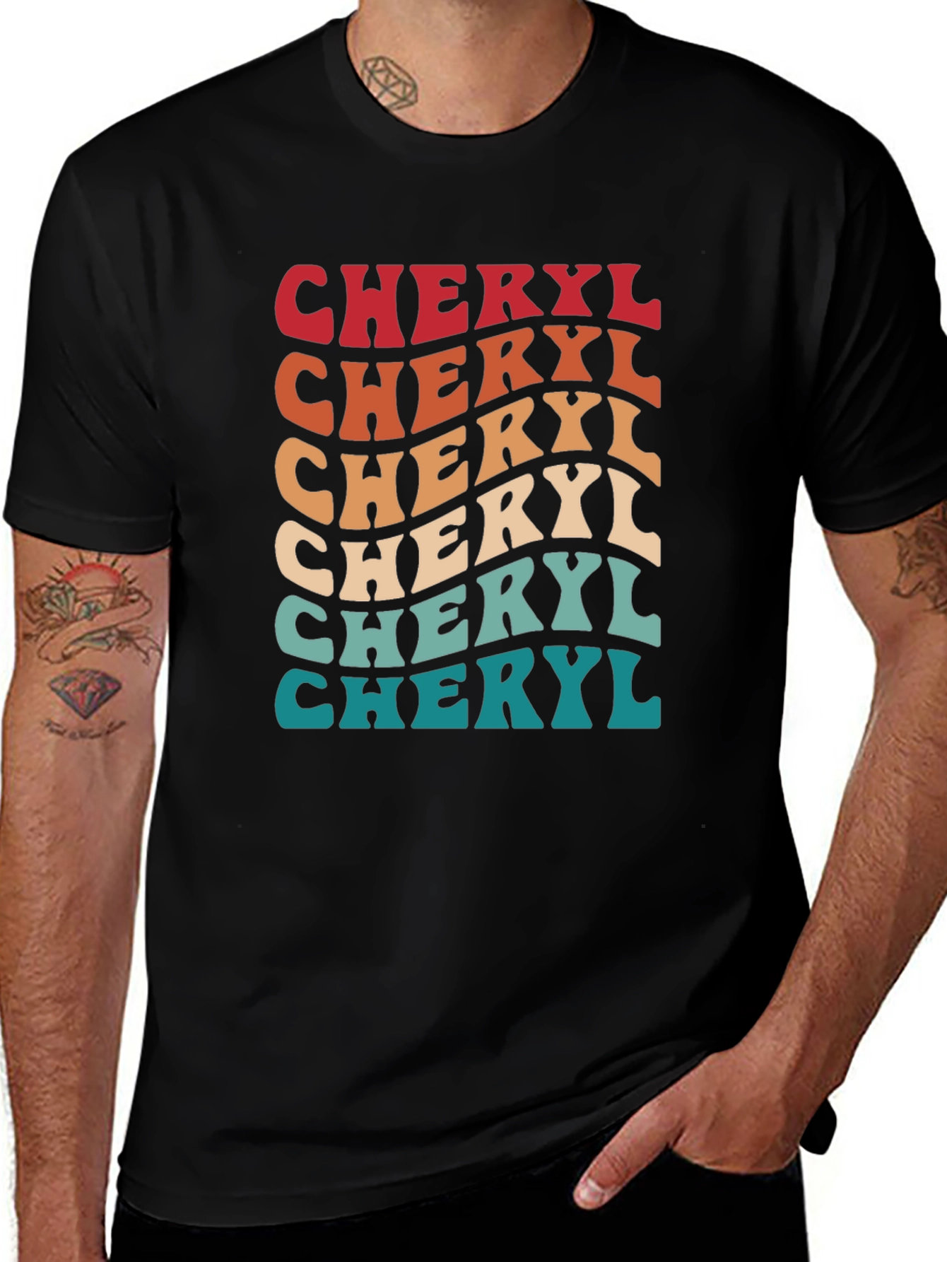 Retro Cheryl Name T-Shirt